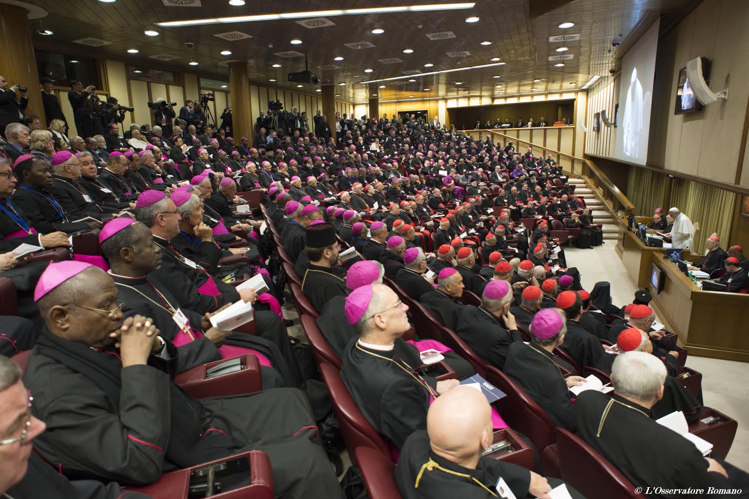 Pope Francis at the Synod of Bishops on the Family