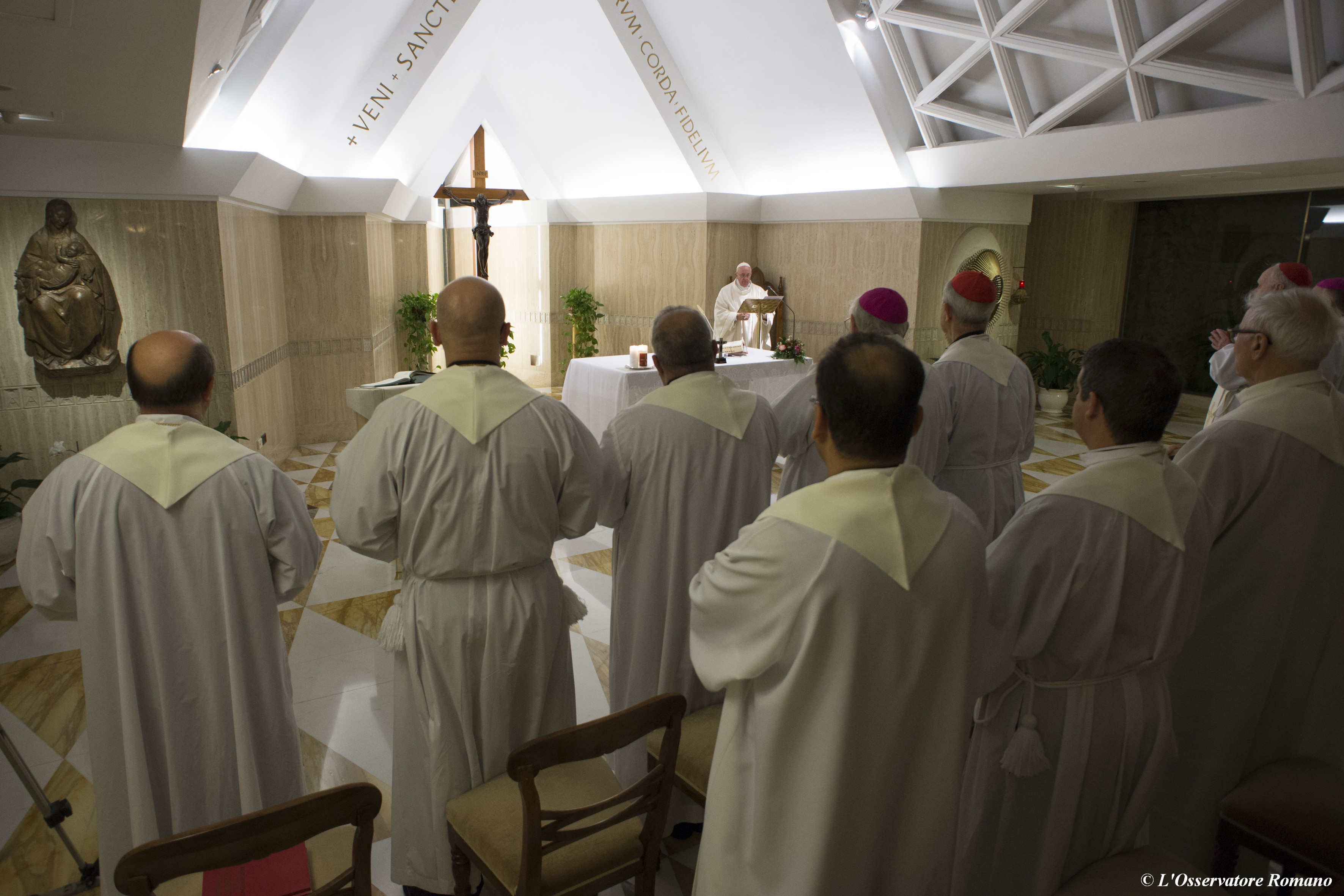 Morning Mass in the Domus Sanctae Marthae