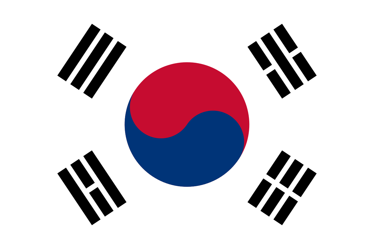 Flag of South Korea (Republic of Korea)