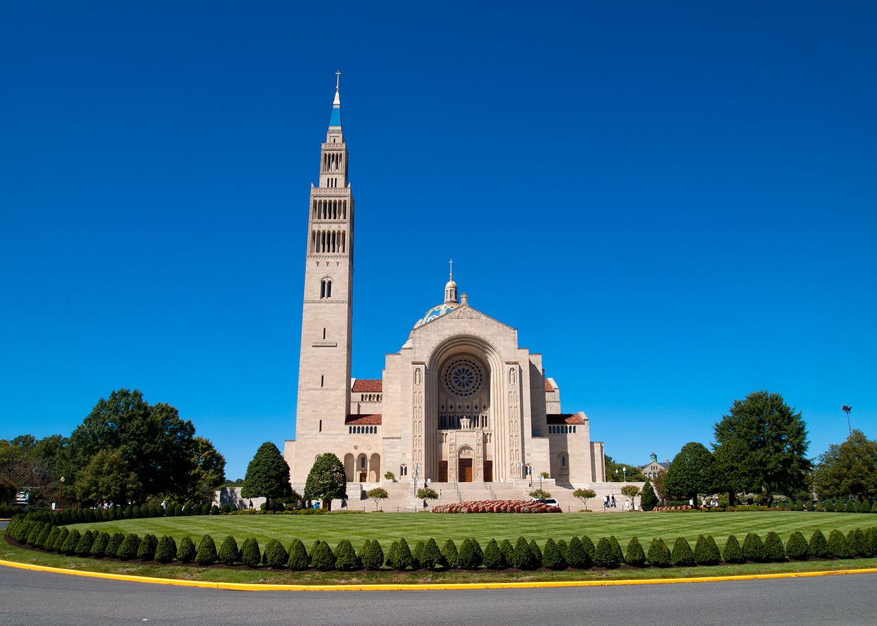 Exterior of the Basilica of the National Shrine of the Immaculate Conception