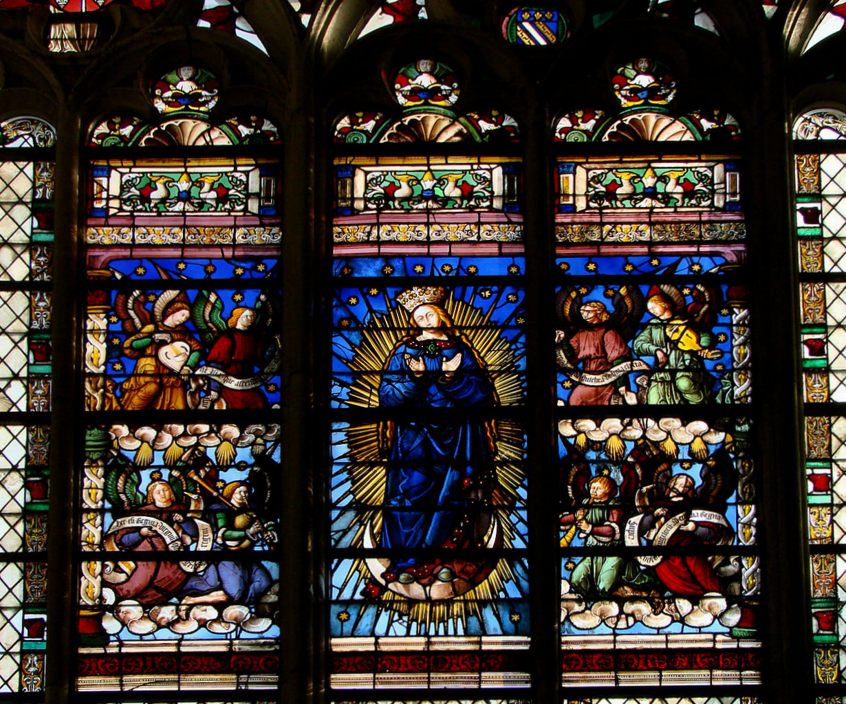 Stained glass window by Jean Soudain
