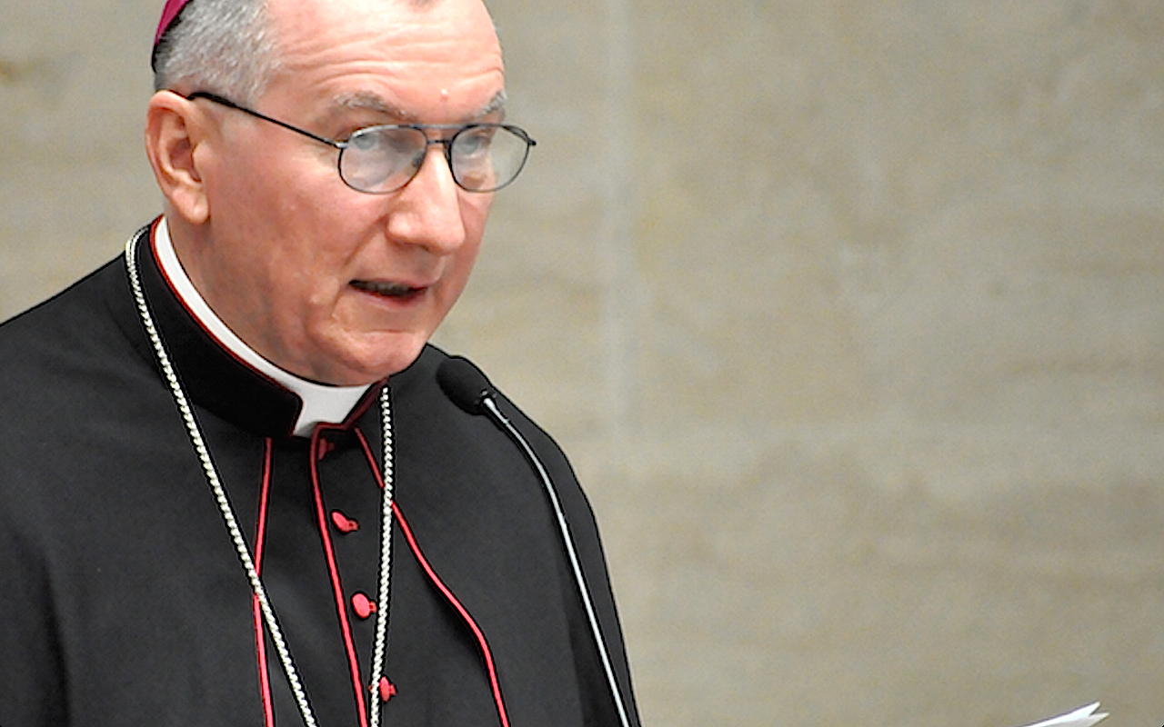 Mons. Parolin before to be nominate cardinal (Foto archive)