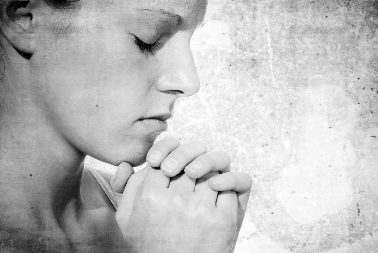 Woman in prayer