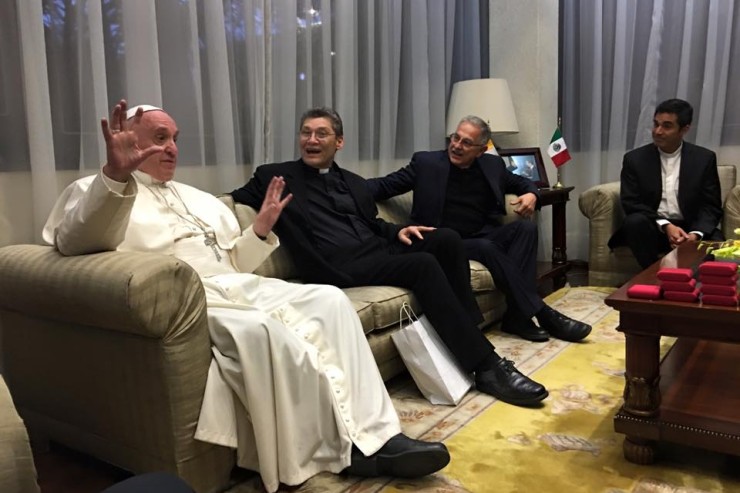 Pope Surprise Visit to Jesuits in Mexico