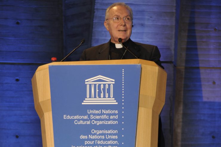 Archbishop Francesco Follo, courtesy of the Holy See Mission , UNESCO