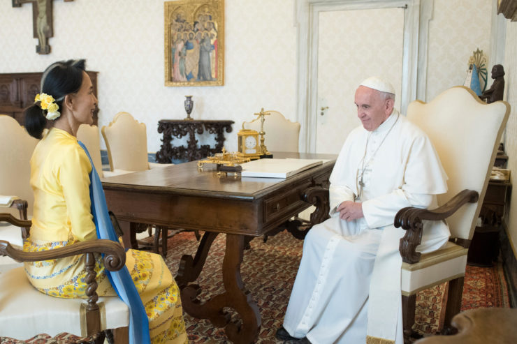 Aung San Suu Kyi, May 4, 2017 © L'Osservatore Romano