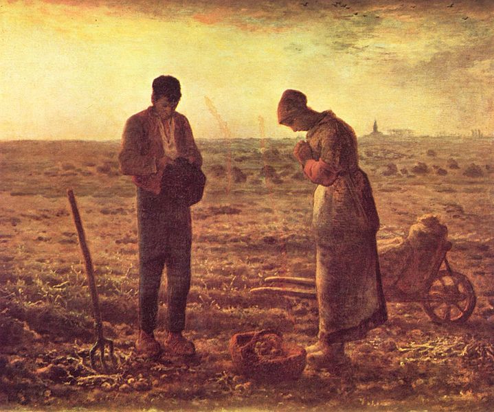 Jean François Millet, Thje Angelus, Orsay Museum (France) - wikimedia commons