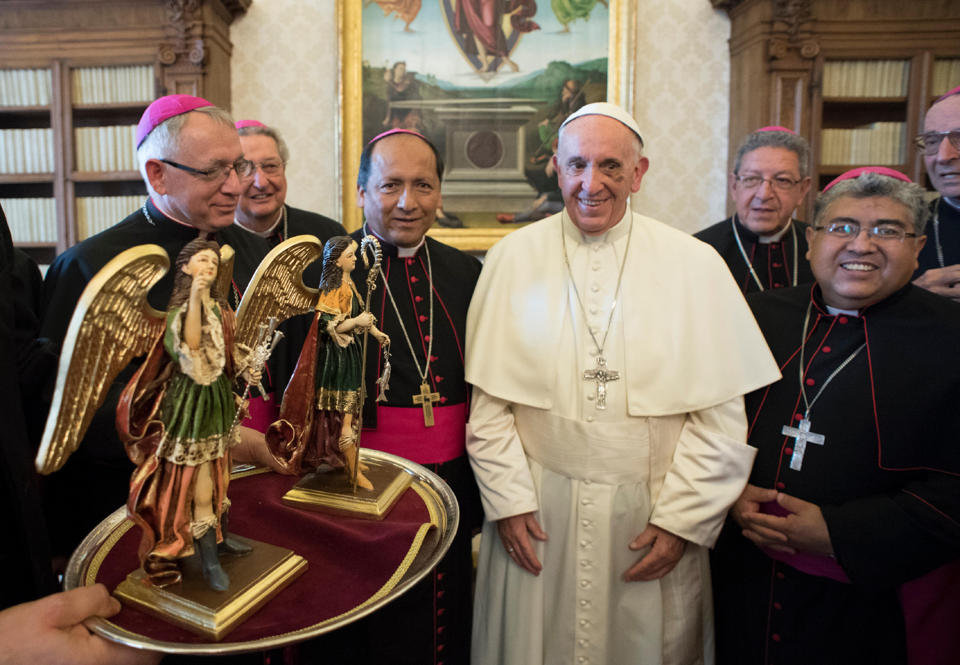 Visit with Bolivian Bishops © L´Osservatore Romano
