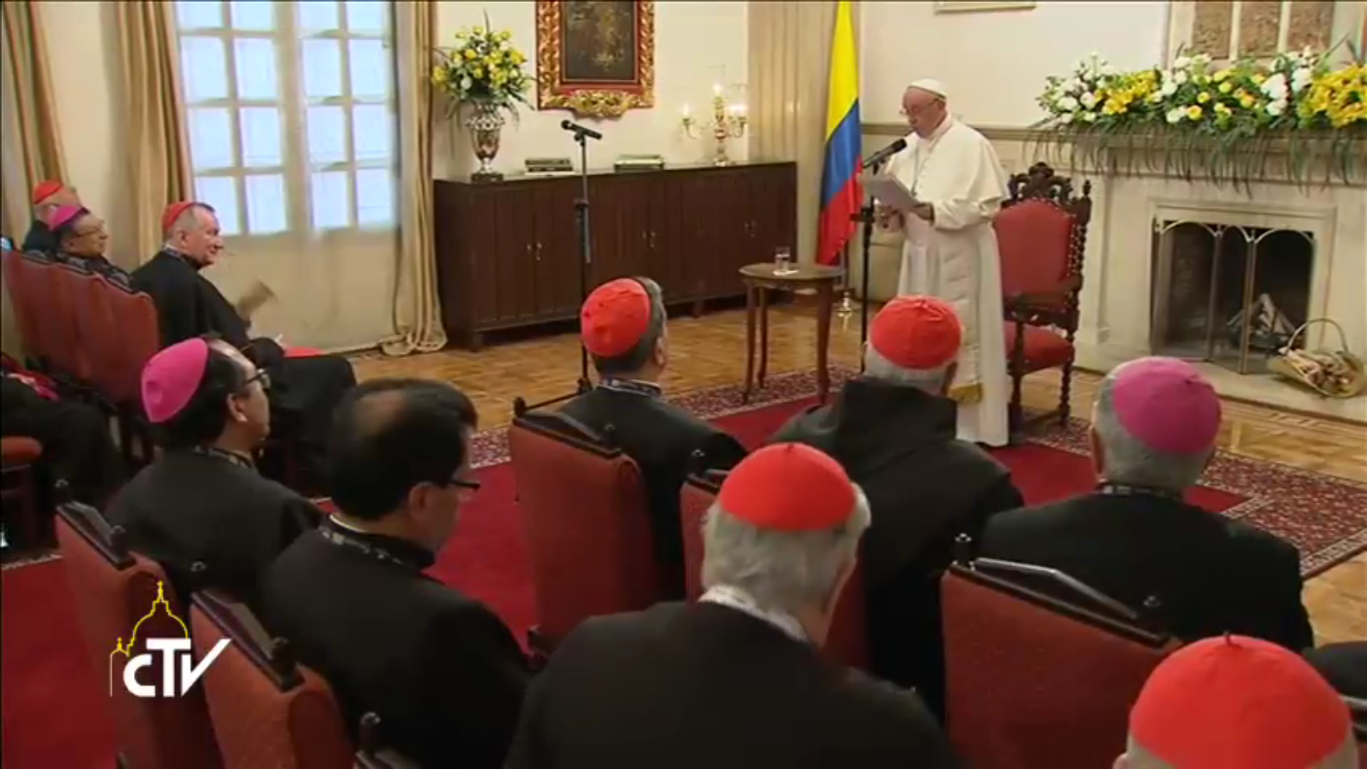 Pope Francis & CELAM, Bogota (Colombia), 07/09/2017, CTV