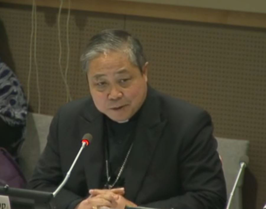 Archbishop Auza UN TV Screenshot2