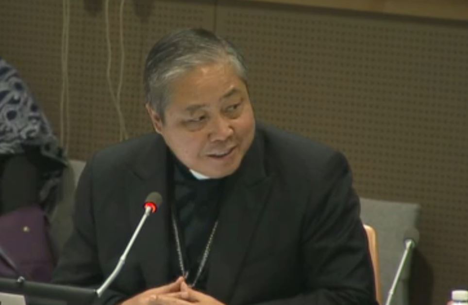 Archbishop Auza UN TV Screenshot3