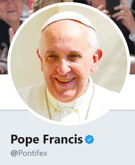 pope twitter