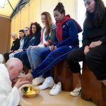 How the Pope washed feet in a women’s prison in Rome