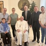 Pope Francis Receives in Audience Woman with Lateral Amyotrophic Sclerosis