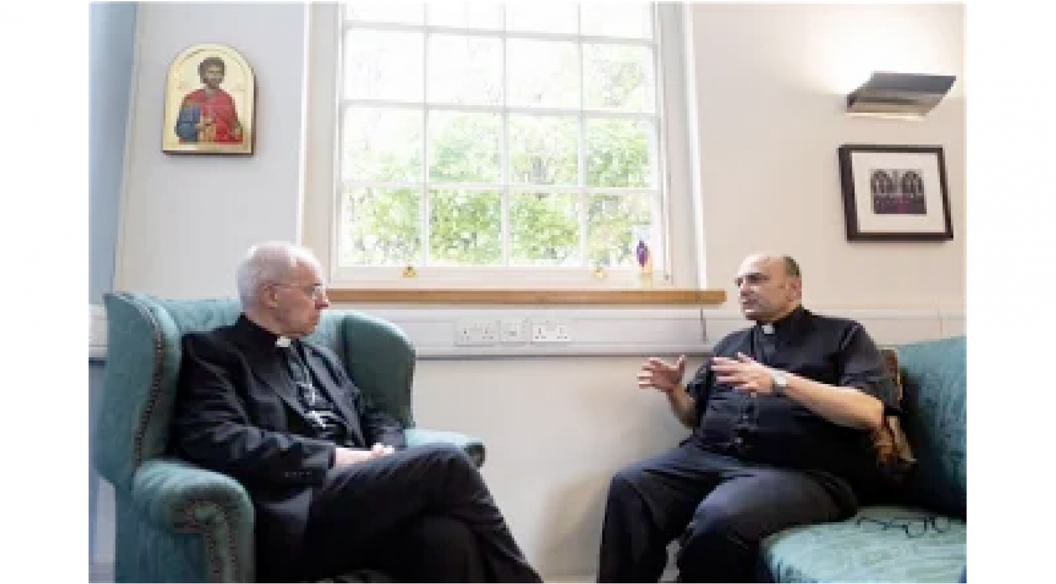 World Leader Of Canterbury Anglicans Meets With Catholic Priest From 