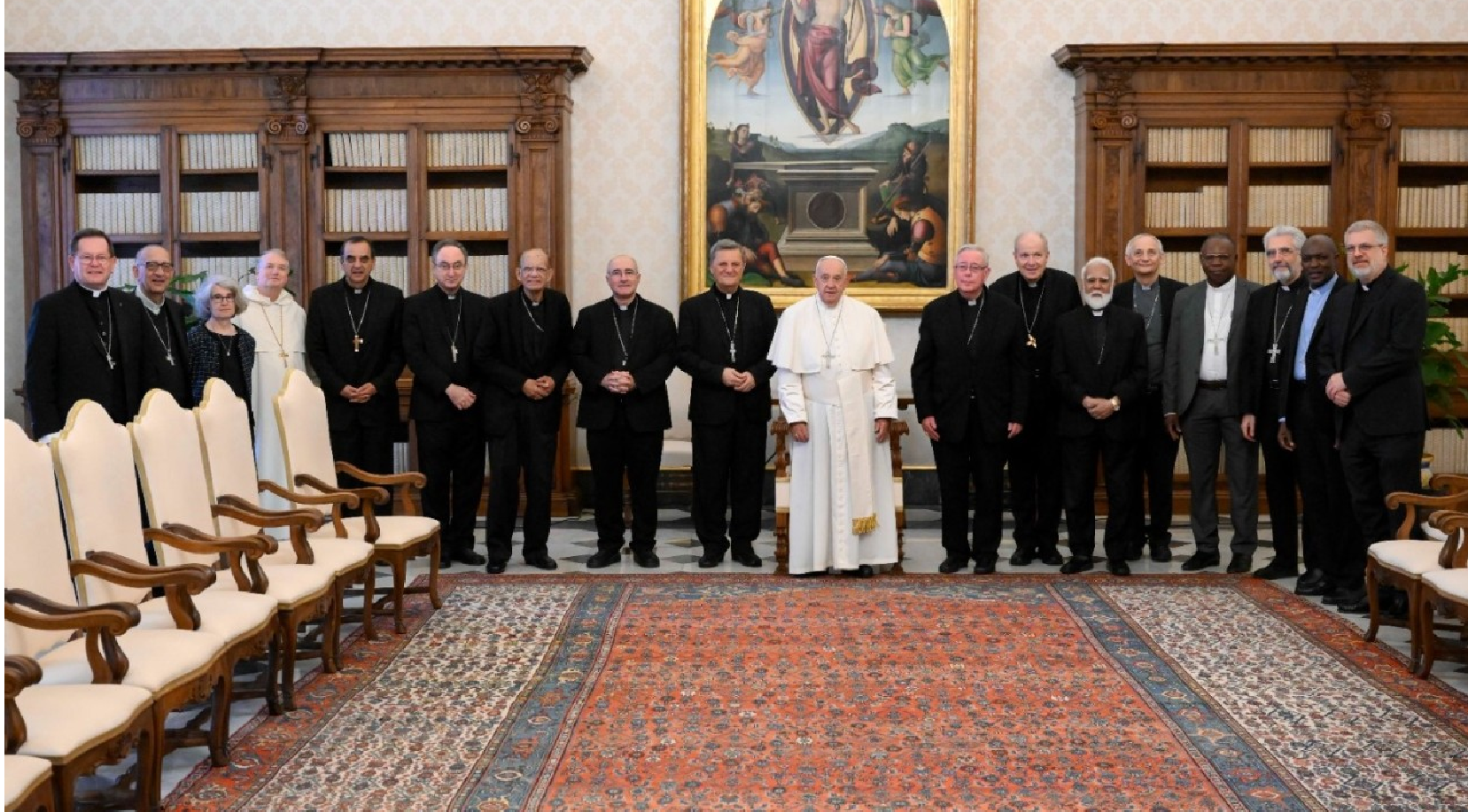 the Council members were received in audience by Pope Francis who encouraged them to continue their work