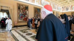 Pope Francis received in audience the participants of a meeting promoted by the Vatican Observatory