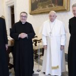 Pope Francis welcomed the Prior General of the Institute of Christ the King Sovereign Priest, Monsignor Gilles Wach
