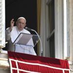 Pope Francis delivered the traditional weekly address before the Marian prayer of the Angelus