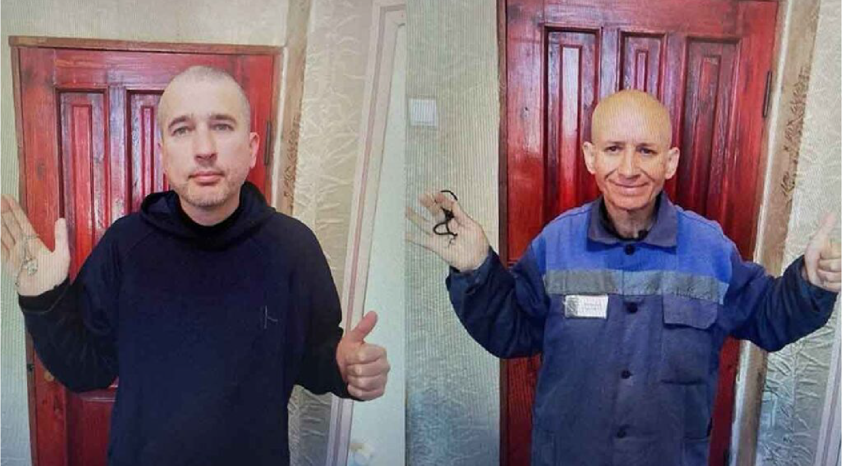 Redemptorist Fathers Ivan Levitsky and Bohdan Geleta were freed last Friday 28th June