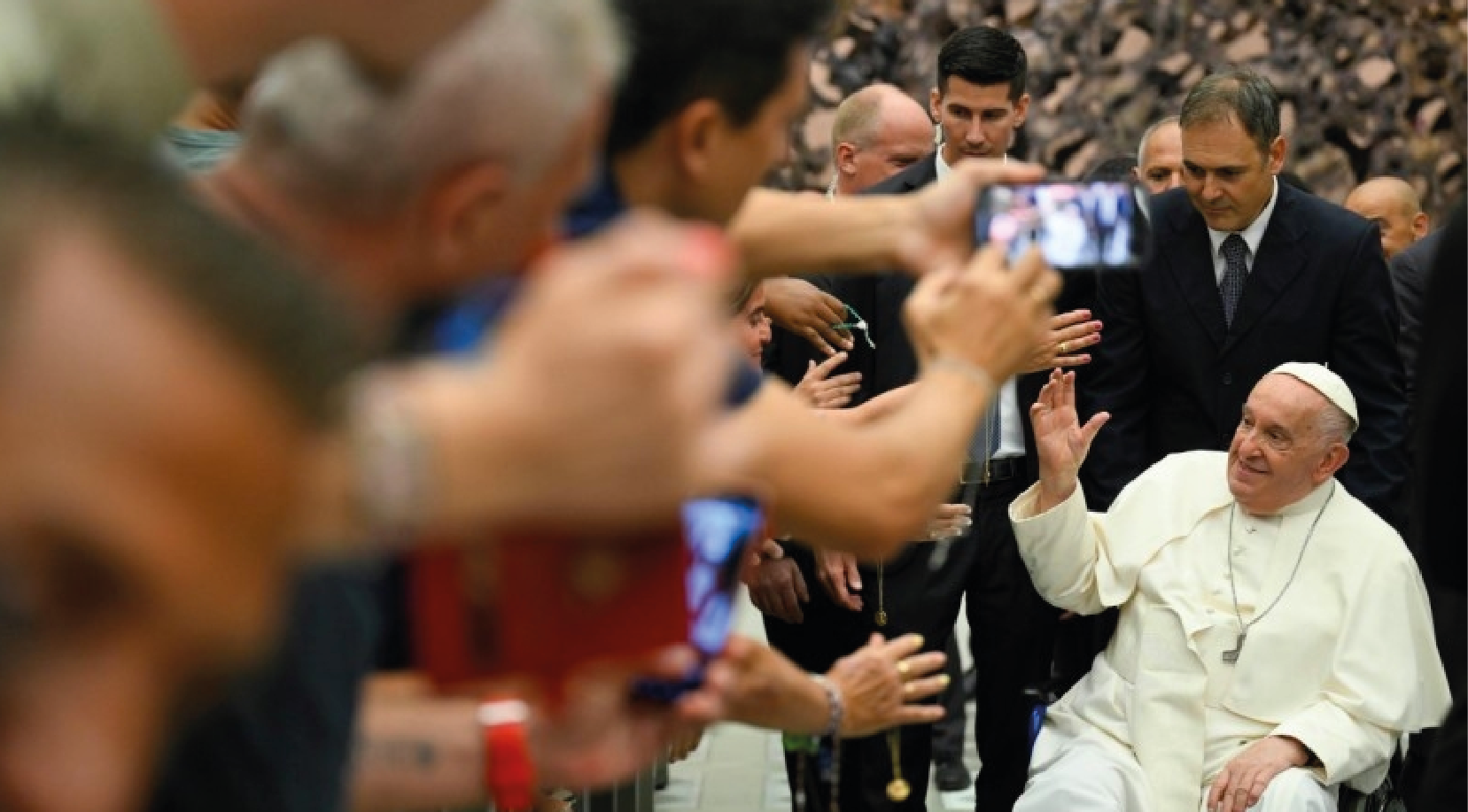 Pope Francis held the General Audience in the Paul VI Audience Hall in Vatican City