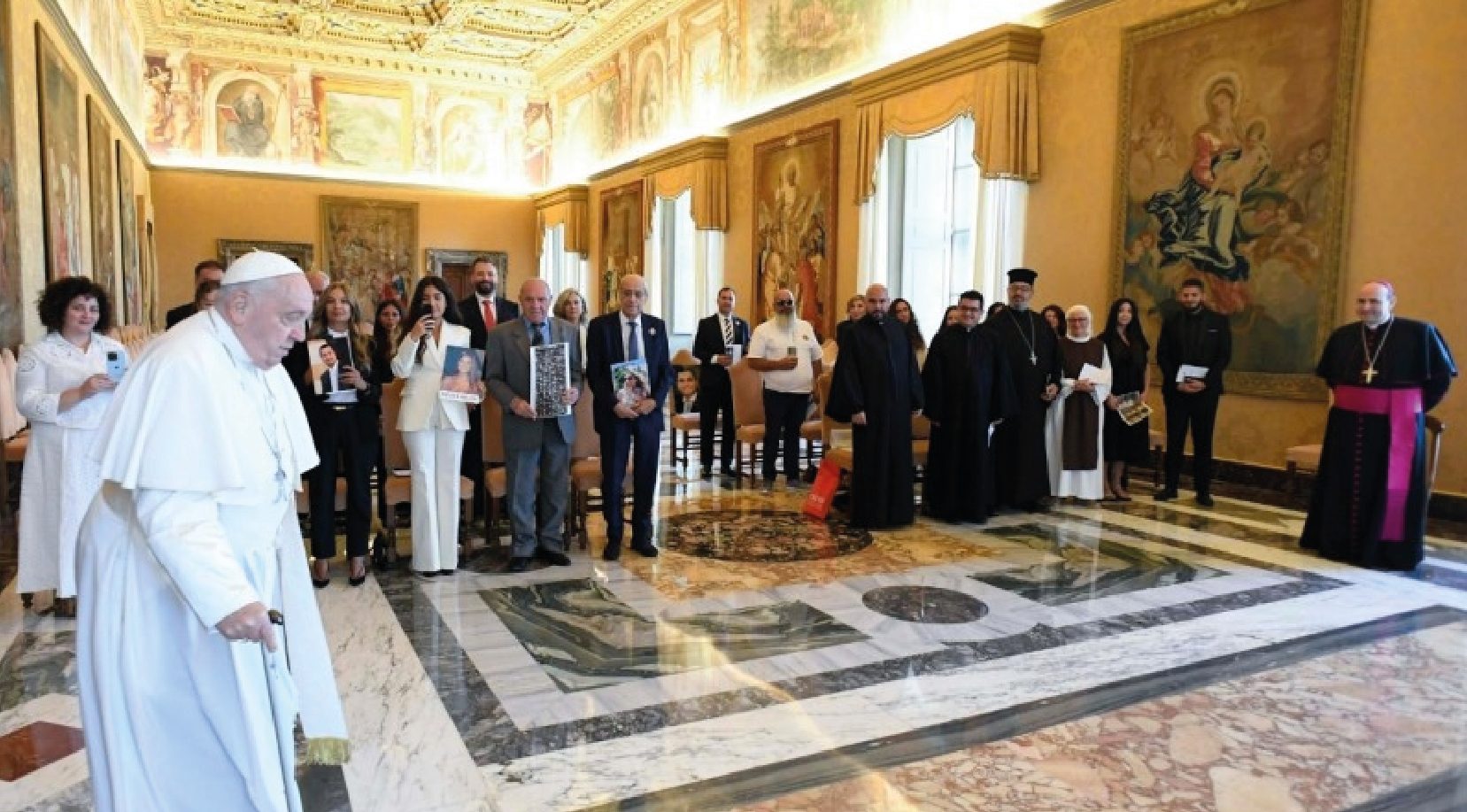 Pope Francis wished to receive in the Vatican the families of the victims who lost their lives during the explosions