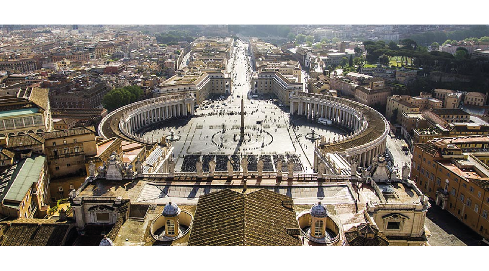 Encircled by the imposing Leonine Walls, the Vatican City’s borders stretch approximately 3.2 kilometers, marking the boundary between the state and Italy.