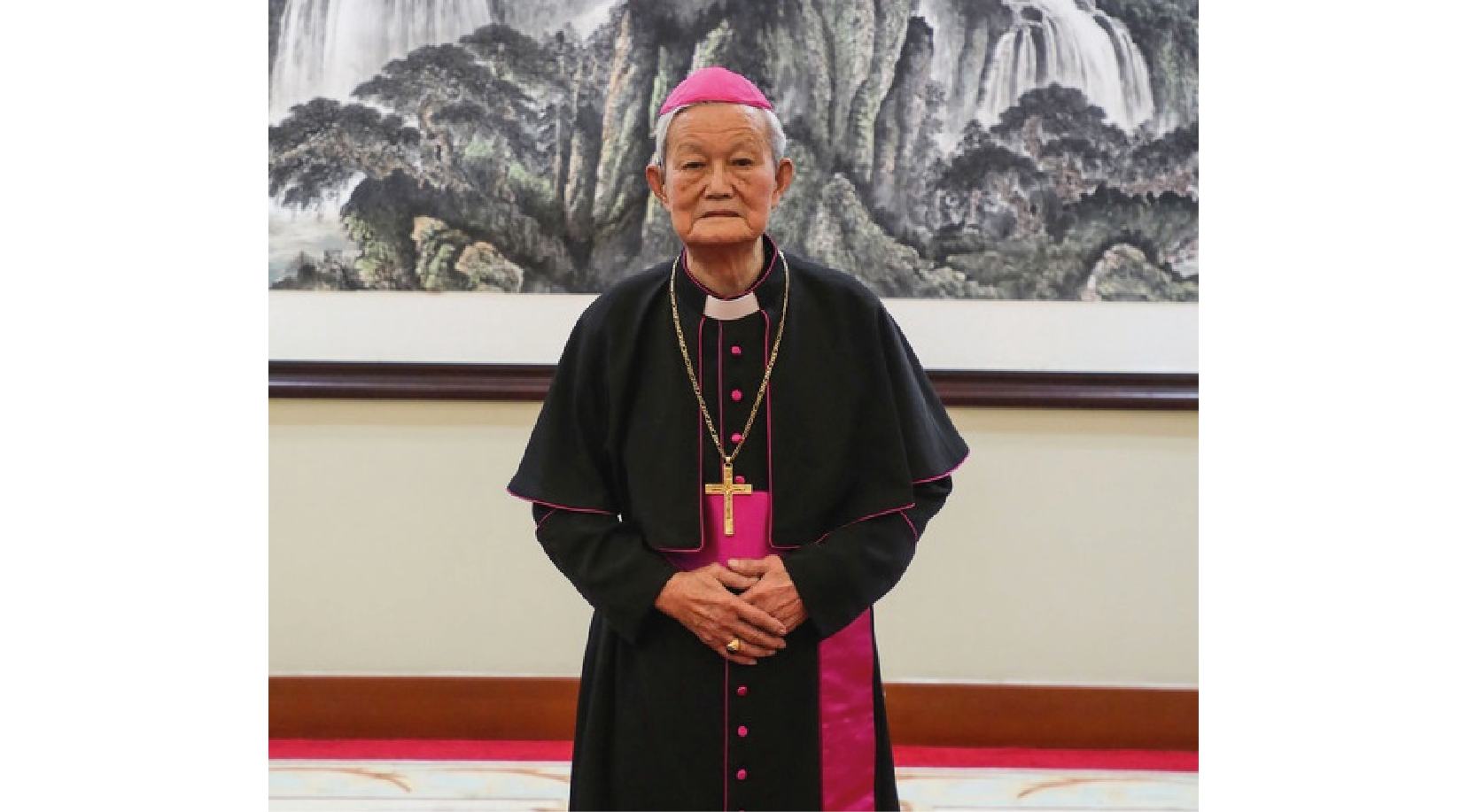 Msgr Melchior Shi Honghzen as bishop of the Tianjin diocese - a metropolis in northern China.