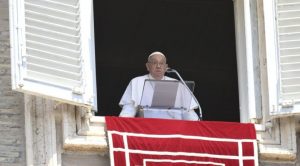 this is the first Angelus since Pope Francis resumed his regular work schedule