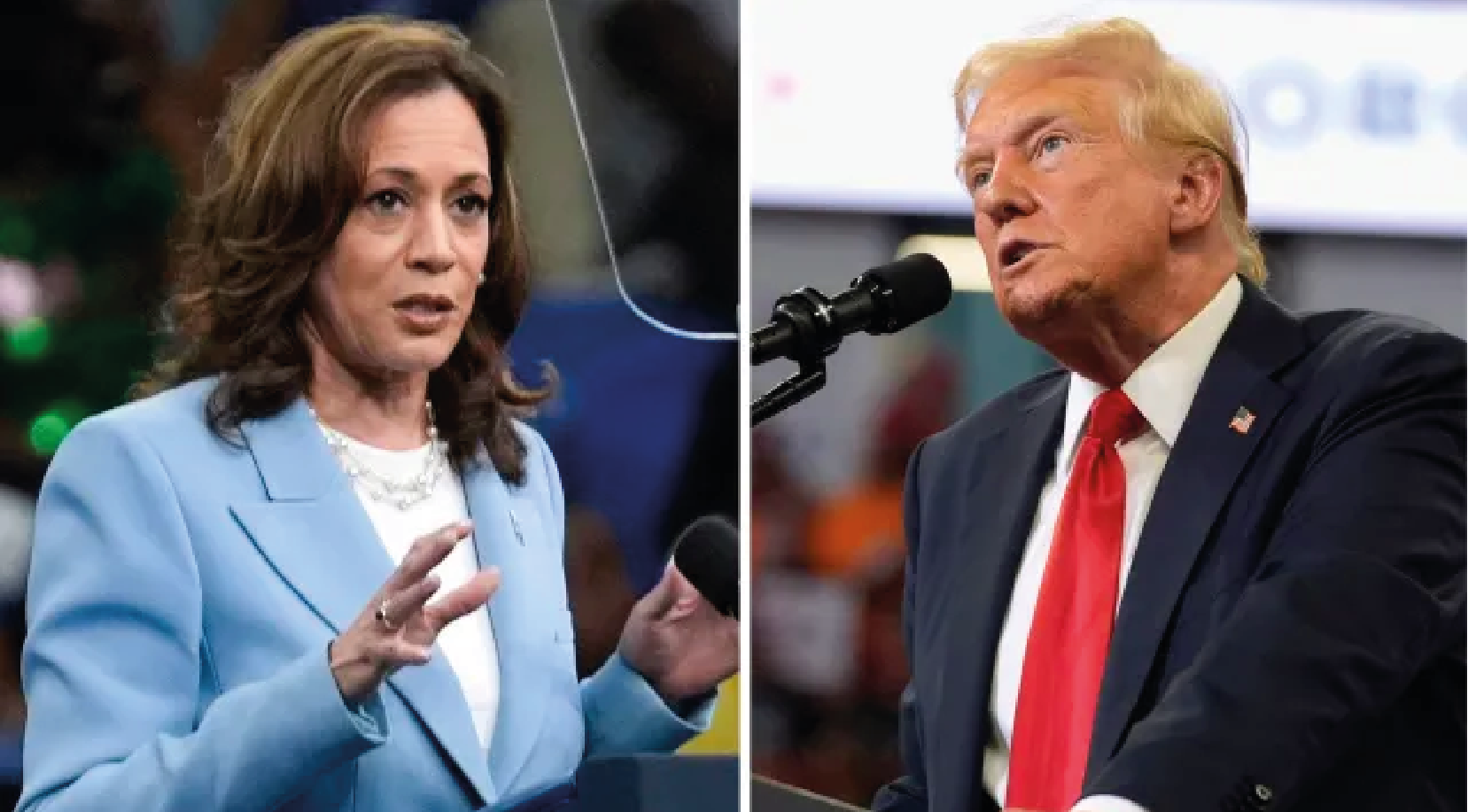 Two large religious blocs are emerging with clear support for the main contenders: Donald Trump and Kamala Harris.