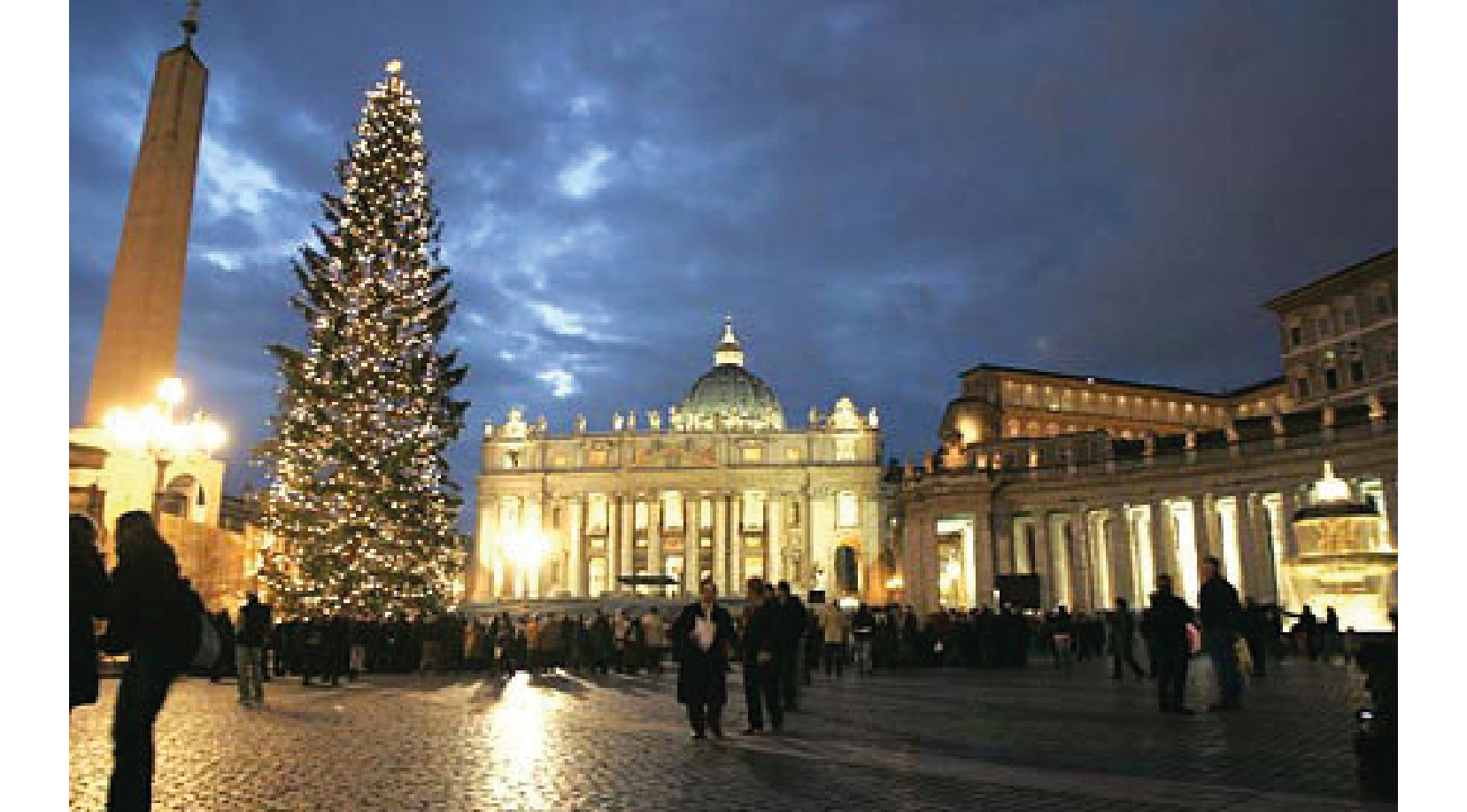 The Nativity and tree will remain on display until January 12, 2025