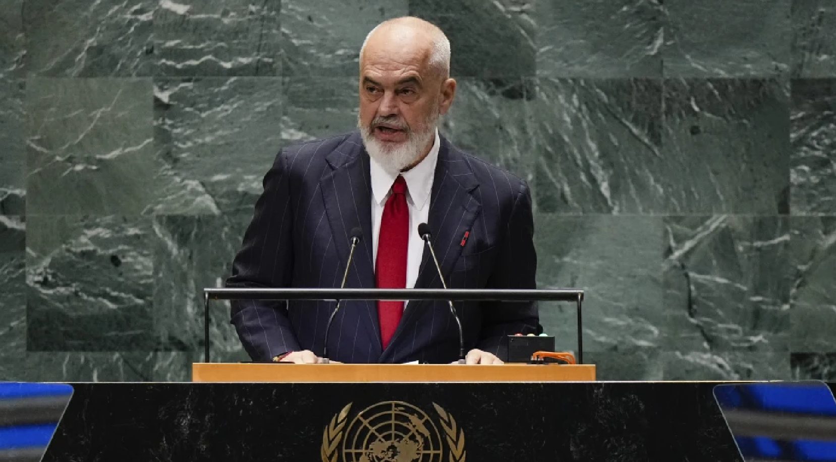 Albanian Prime Minister Edi Rama