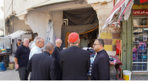 made a heartfelt visit to the Latin parish of Jenin to show support and assess the extensive damage caused by a recent ten-day Israeli military operation