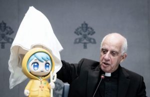 the Vatican introduced “Luce,” the Jubilee mascot designed by Italian artist Simone Legno