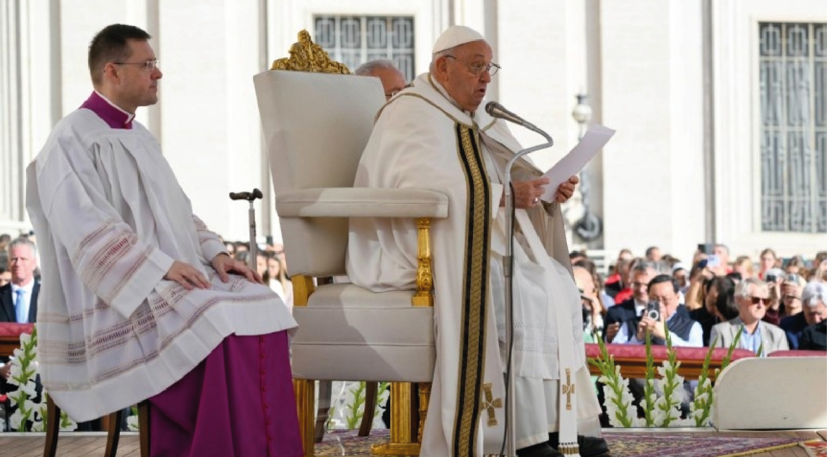 Pope Francis announced a Day of Fasting and Prayer for World Peace on October 7, first anniversary of the terrorist attack perpetrated by Hamas in Israel.