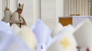 Pope Francis participated in the opening Mass of the XVI Ordinary General Assembly of the Synod of Bishops