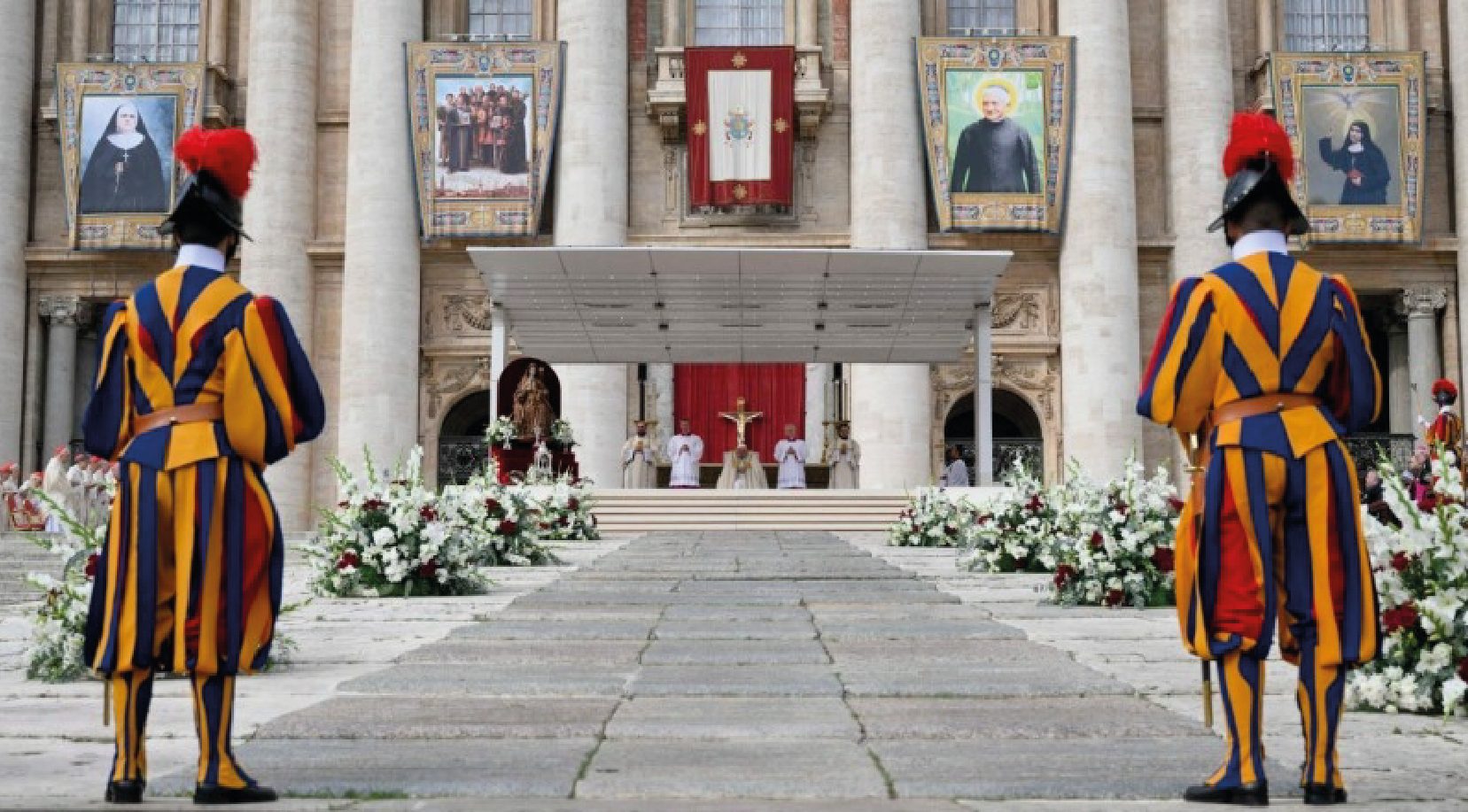 Pope Francis participated in the solemn Mass of canonization of 14 new saints and delivered the homily