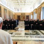 Pope Francis received the Vatican’s College of Penitentiaries in a private audience in the Consistory Hall