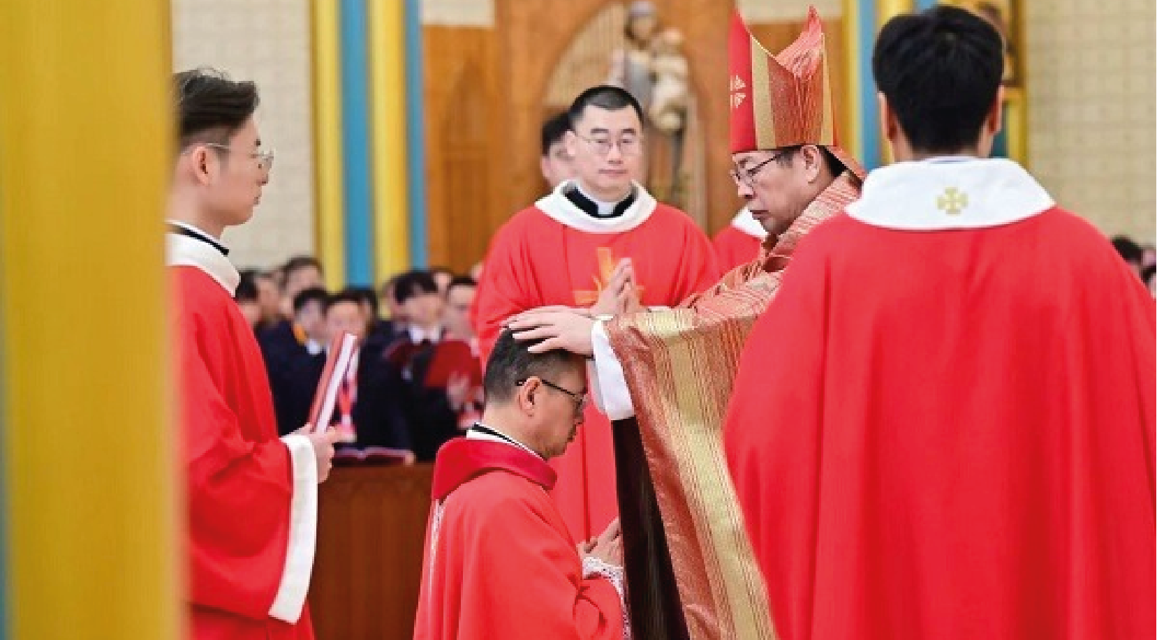 The rite was presided over by Bishop Joseph Li Shan, who has led the diocese of the Chinese capital since 2007