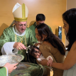 17 children saved from abortion are baptized in Spain.