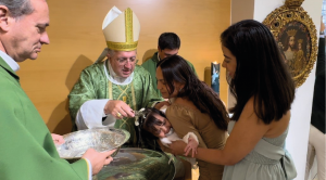 Bishop Ginés García Beltrán, who led the ceremony