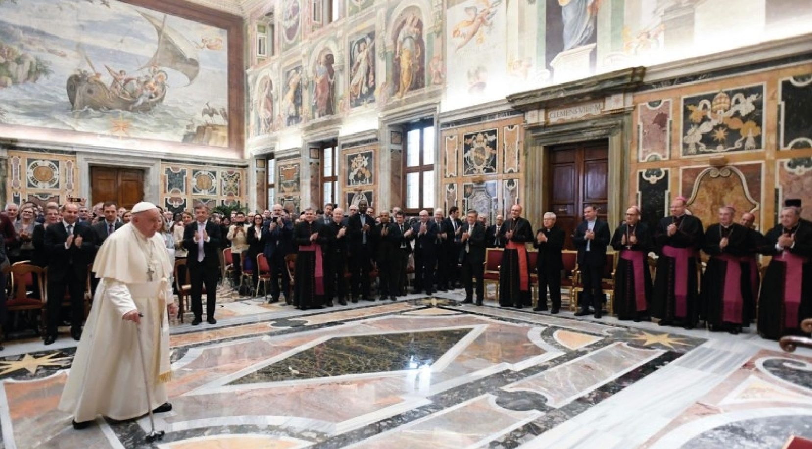 Pope Francis received the participants of the Plenary Assembly of the Dicastery for Communication in the Clementine Hall of the Apostolic Palace