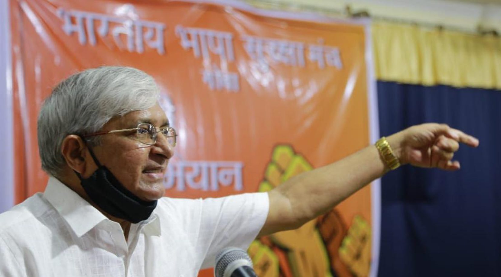 leader of the Rashtriya Swayamsevak Sangh (RSS) nationalist Hindu group, Subhash Velingkar