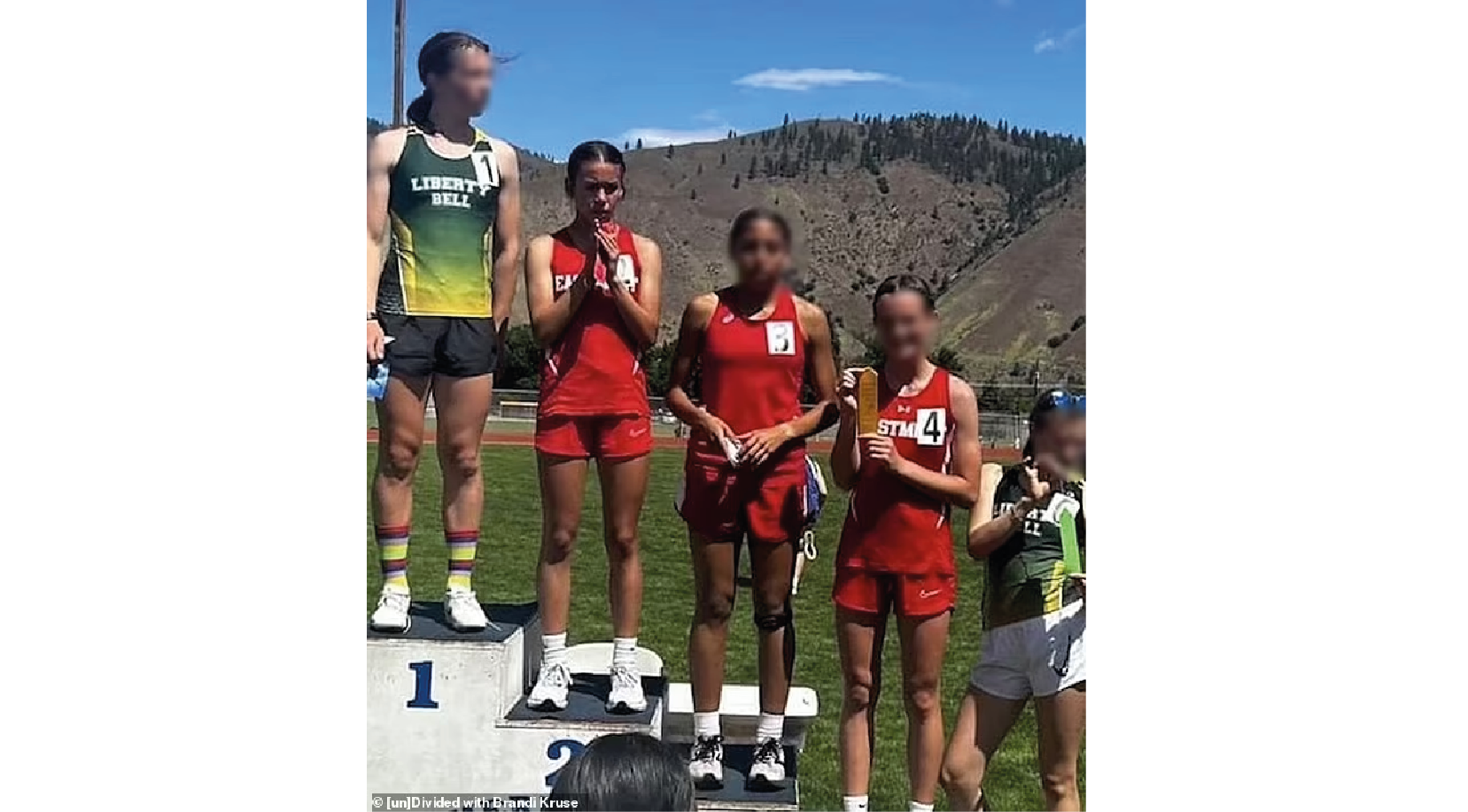 A 14-year-old girl was defeated in a youth race by a transgender athlete