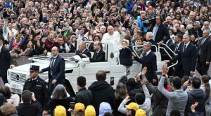 the Pope presided over the traditional General Audience in St. Peter’s Square.