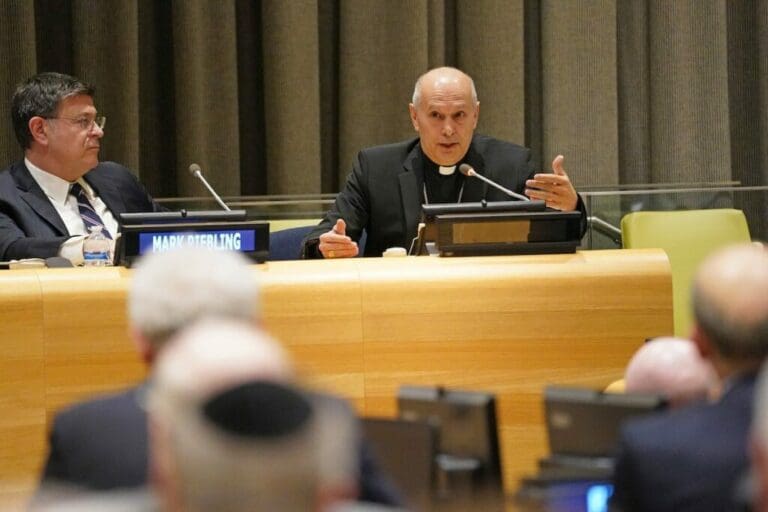 Monsignor Gabriele Caccia, the Vatican's Permanent Observer to the United Nations