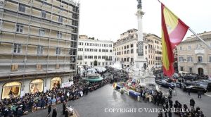 The Holy Father’s Act of Veneration to the Immaculate in Piazza di Spagna