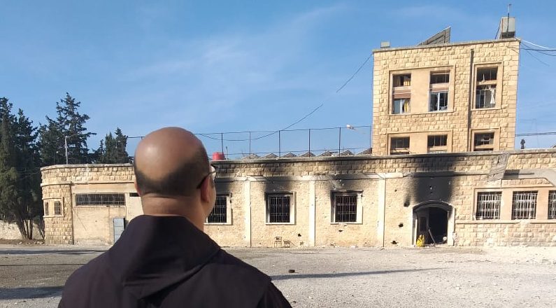 Father Bahjat Karakach, the parish priest at Aleppo’s Church of St. Francis of Assisi