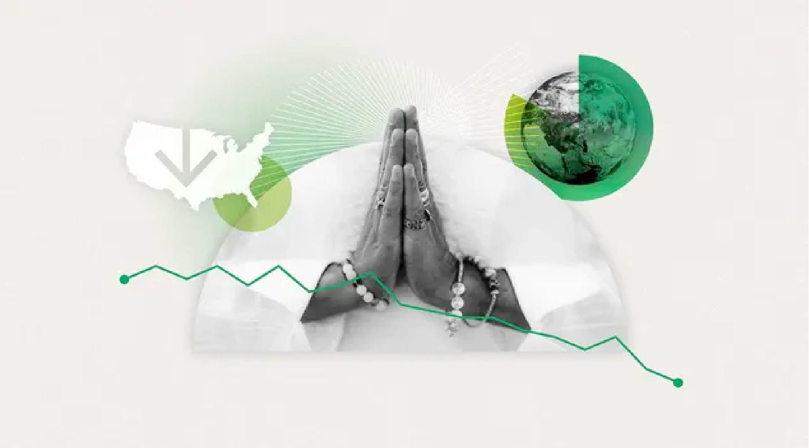 The percentage of people who consider religion important in their lives is falling, according to a US study