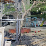 Muslims set fire to Catholic Christmas tree in the West Bank